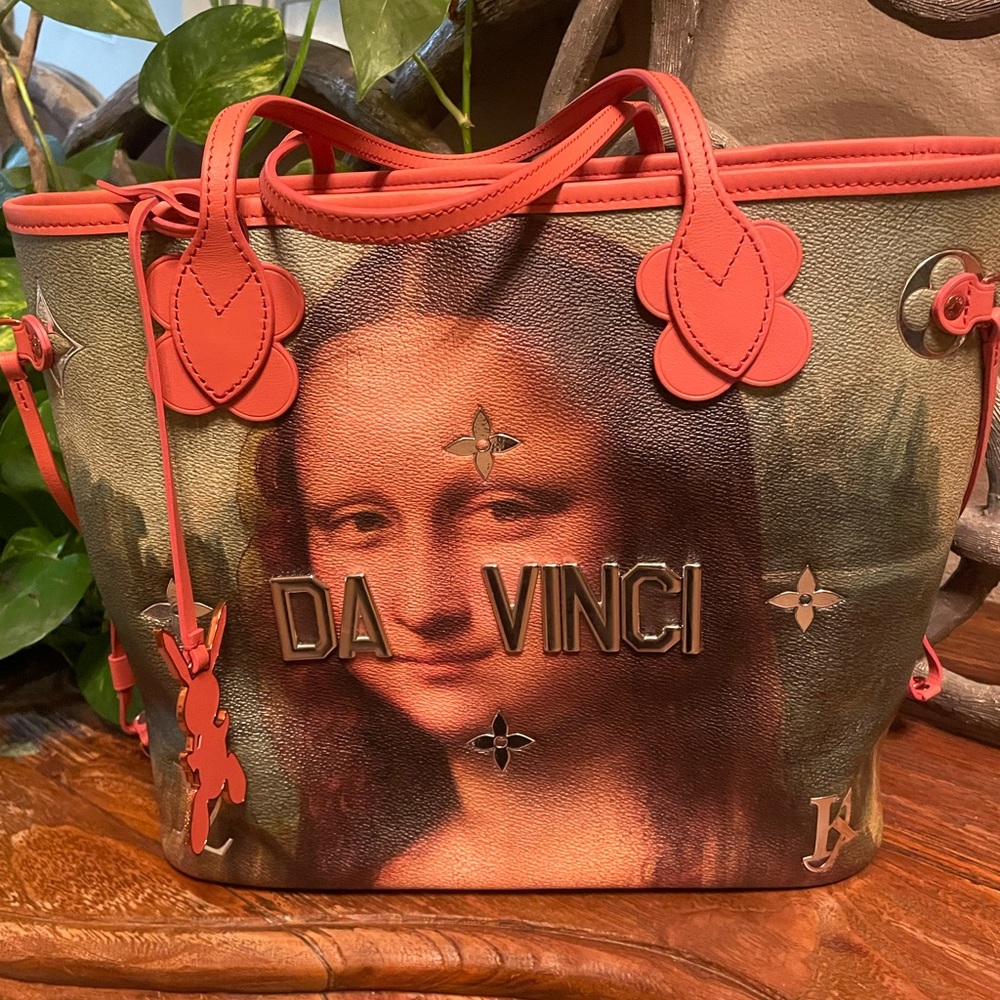 Brand New LOUIS VUITTON Masters Jeff Koons Da Vinci Neverfull MM. - Picture 2 of 7